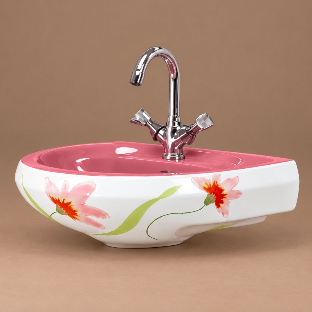Sonet RP- 1021, washbasin with pedestal (view 4)